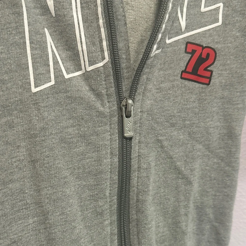 Nike Kids Gray Hooded Zip Up